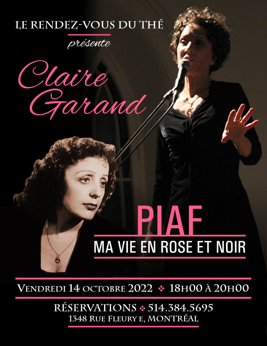 Piaf rvt 14 octobre 2022